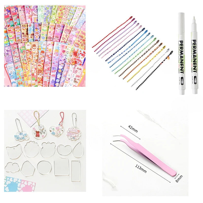 Korean stationery laser stickers