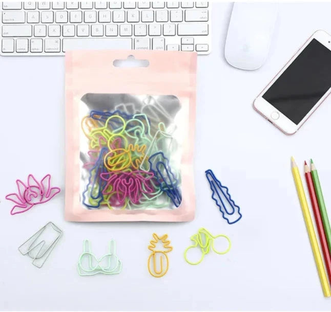 Cute Colored Paperclips