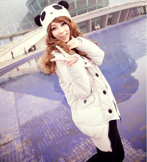 Pălărie din pluș Urs și Panda Rilakkuma