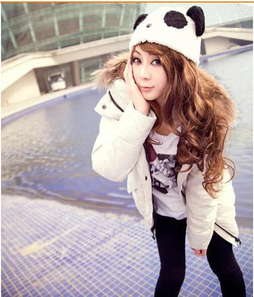 Pălărie din pluș Urs și Panda Rilakkuma
