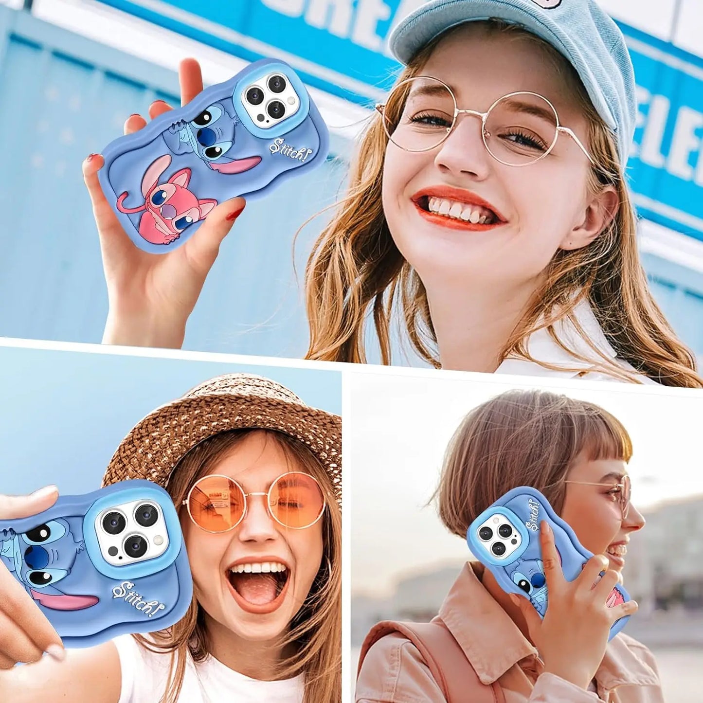 Wave Stitch soft silicone case for iPhone