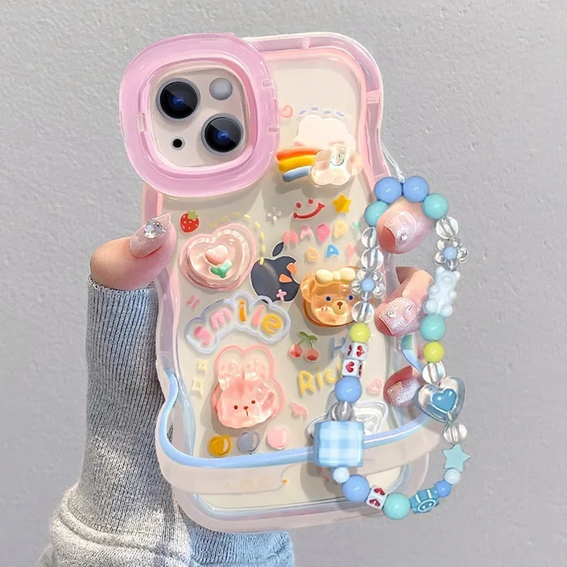 Rainbow Pearl Bracelet Case
