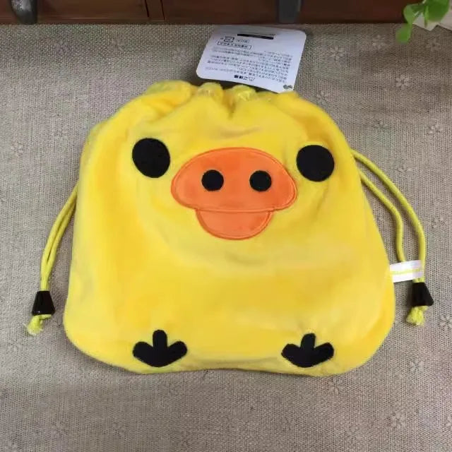 Sac de pluș cu șnur Rilakkuma