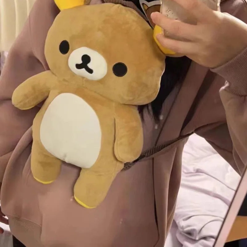 Rucsac Rilakkuma din pluș