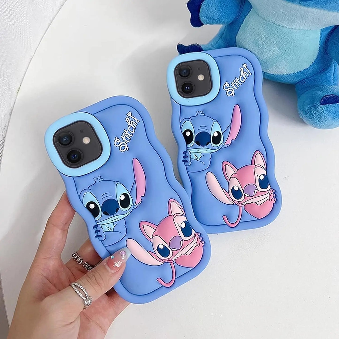 Wave Stitch soft silicone case for iPhone