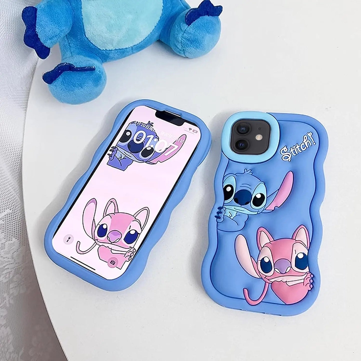 Wave Stitch soft silicone case for iPhone