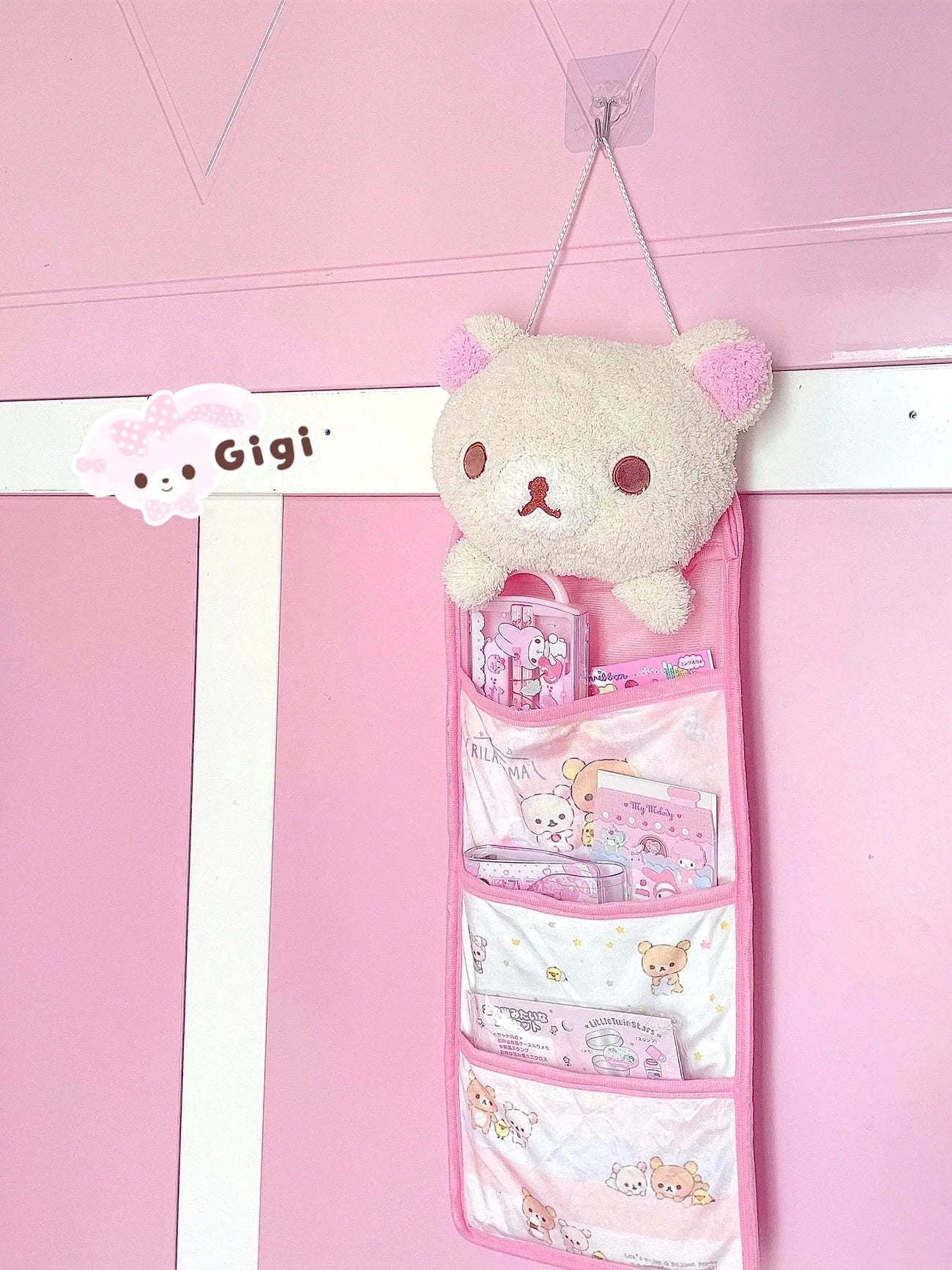 Borsa portaoggetti in peluche Kawaii Rilakkuma