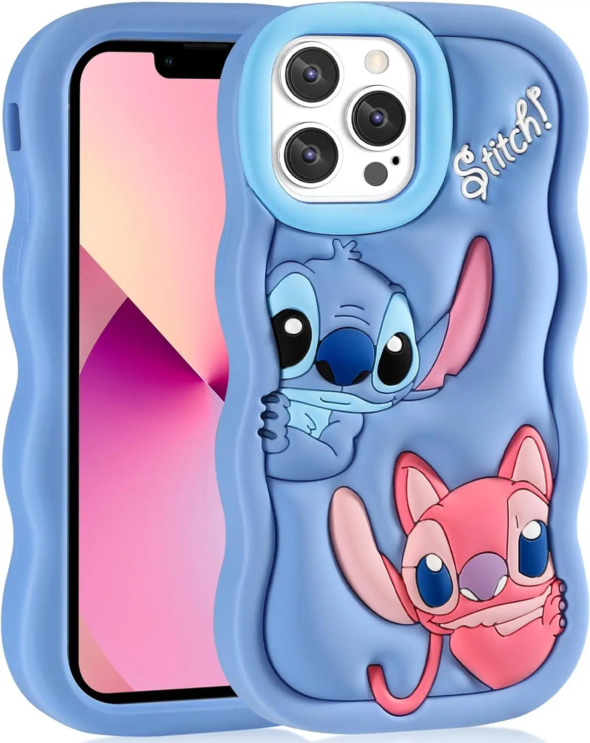 Wave Stitch soft silicone case for iPhone