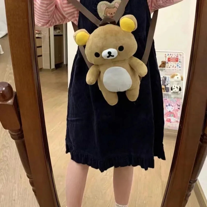 Rucsac Rilakkuma din pluș