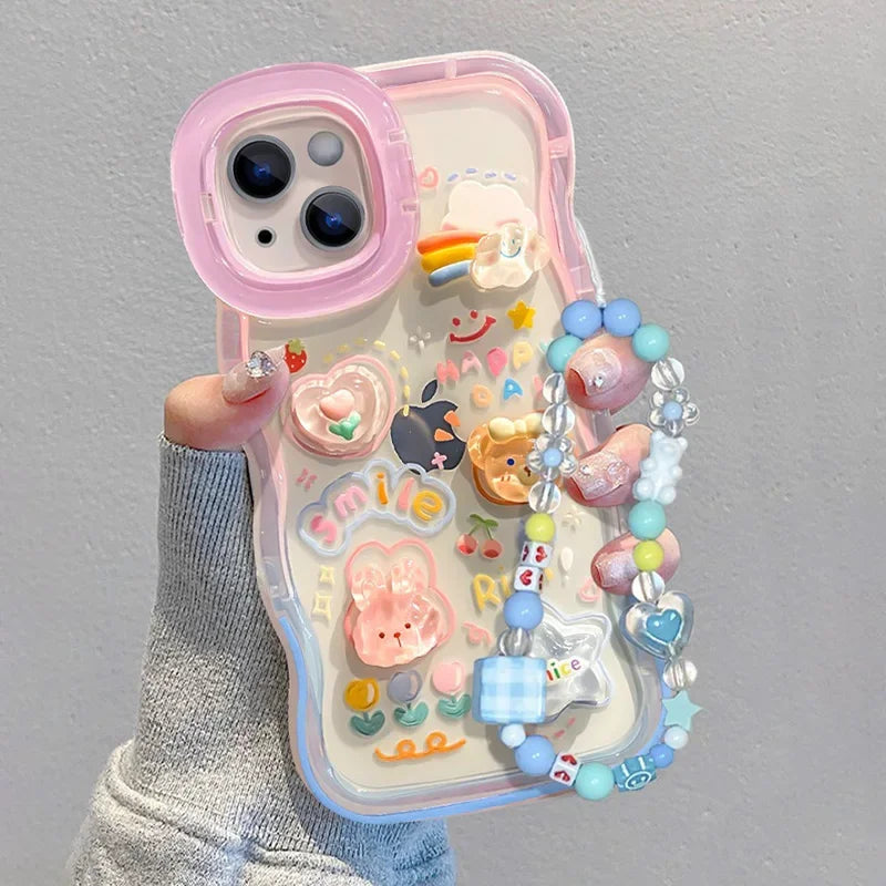 Rainbow Pearl Bracelet Case
