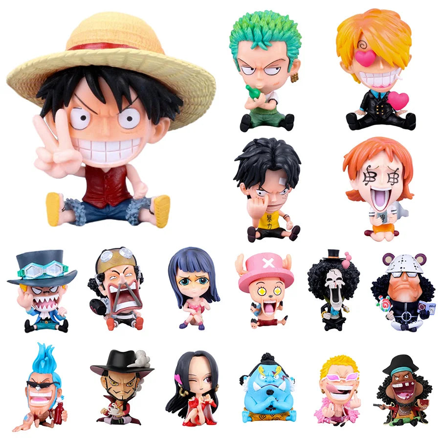 Figurină One Piece Kawaii 8-10cm (1buc)