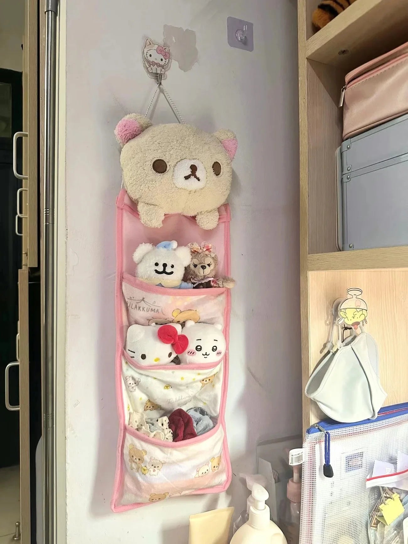 Borsa portaoggetti in peluche Kawaii Rilakkuma