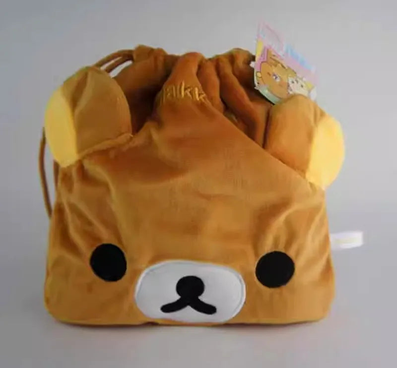 Sac de pluș cu șnur Rilakkuma