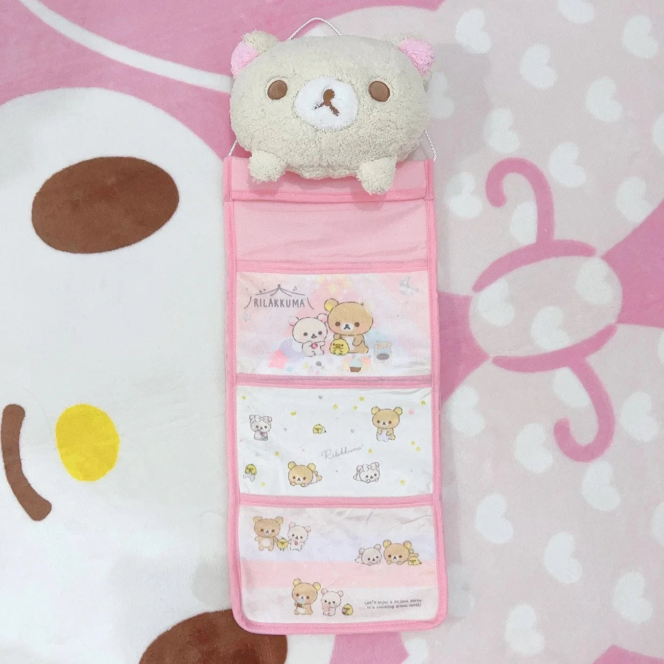 Borsa portaoggetti in peluche Kawaii Rilakkuma