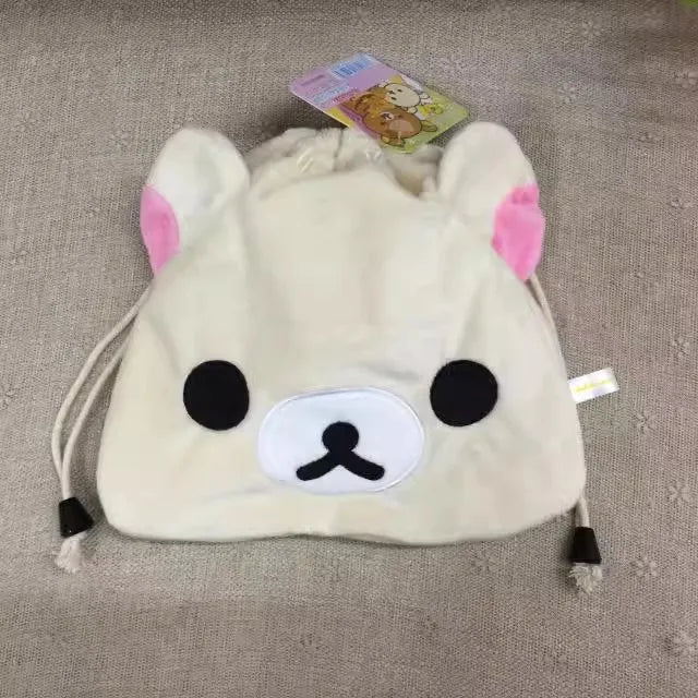 Sac de pluș cu șnur Rilakkuma