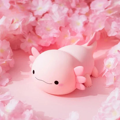 Axolotl-shaped Silicone Night Light 