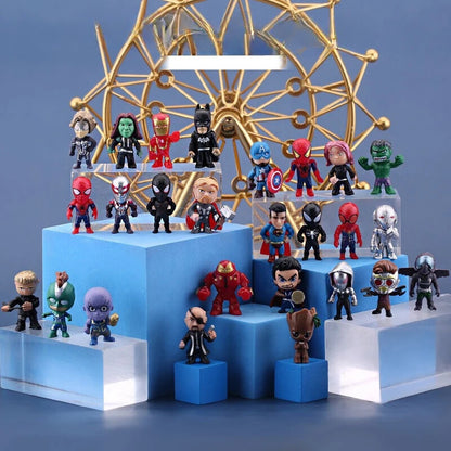 Collection of Disney series figurines for children 