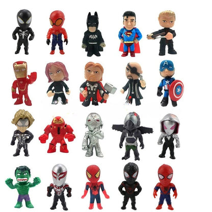 Collection of Disney series figurines for children 