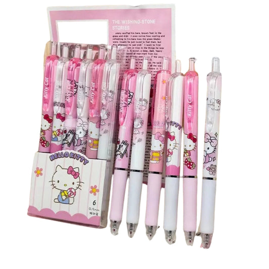 Długopisy Hello Kitty z niebieskim atramentem 