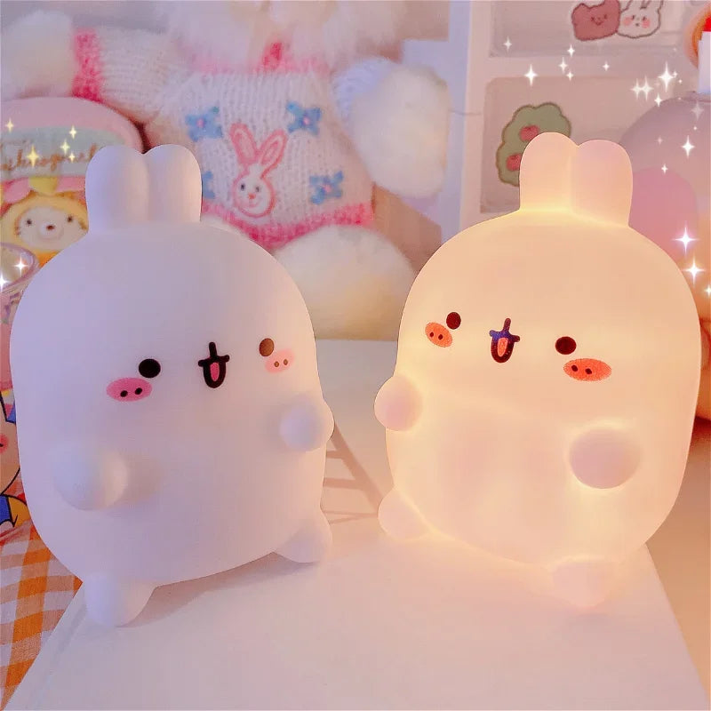 Lámpara LED Decorativa en Forma de Conejo 