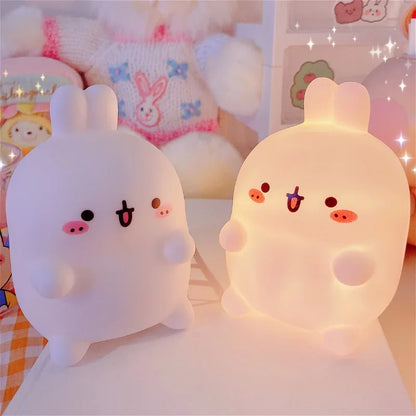 Lámpara LED Decorativa en Forma de Conejo 
