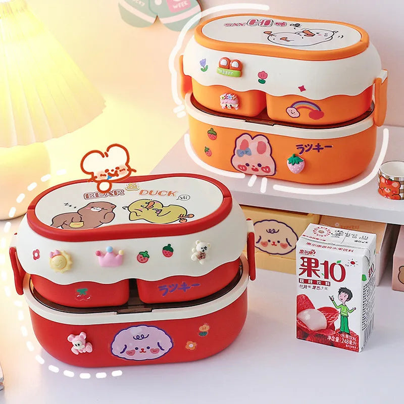 Kawaii Lunch Box dla Uczniów 