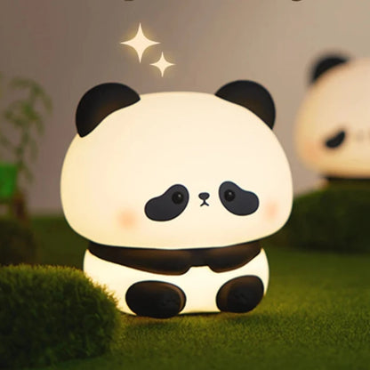 Rechargeable Silicone LED Panda Night Light 