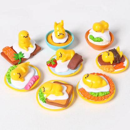 Figurine miniaturale anime Gudetama pentru copii 