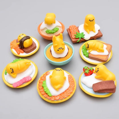 Figurine miniaturale anime Gudetama pentru copii 