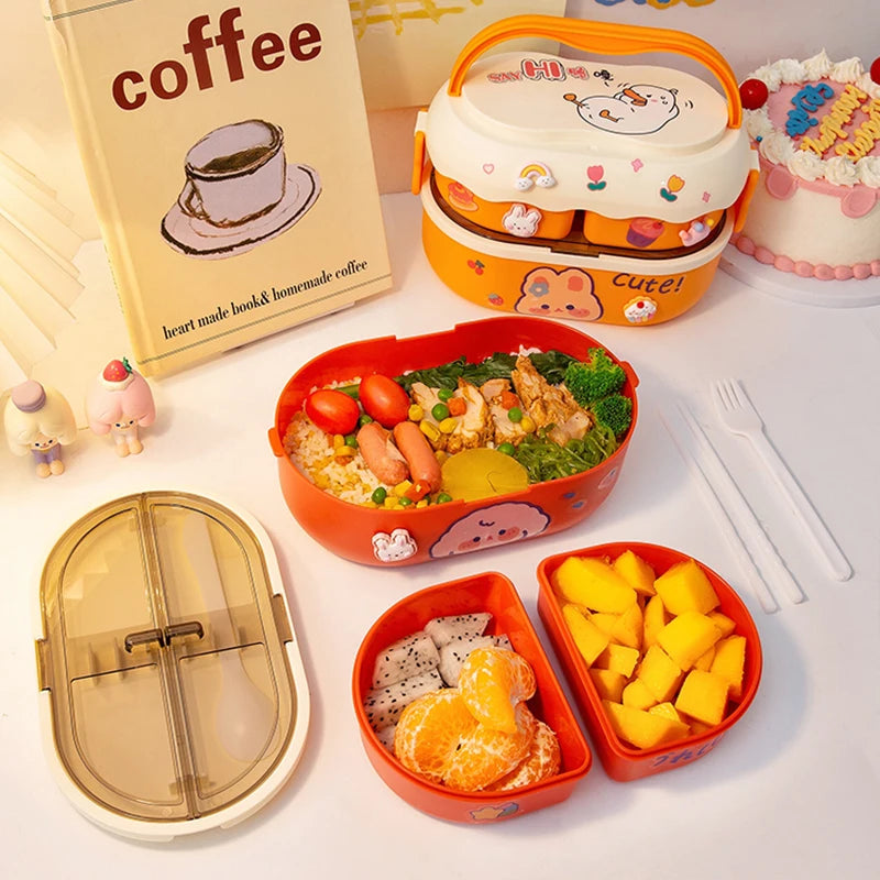 Kawaii Lunch Box dla Uczniów 
