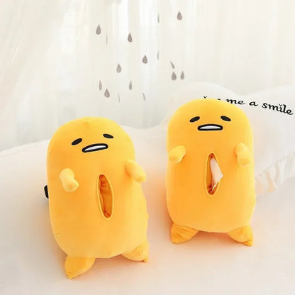 Pudełko na chusteczki wiszące z pluszu Gudetama 