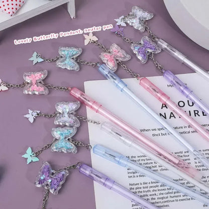 Kawaii Schmetterlingsanhänger Stift 
