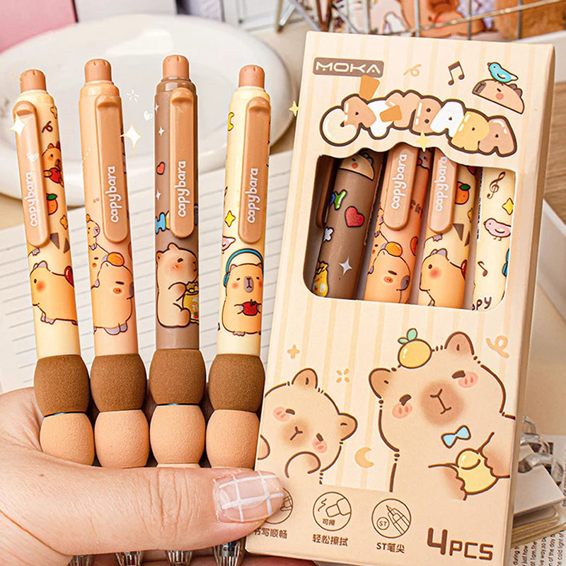 Stylos Kawaii Capybara Effaçables