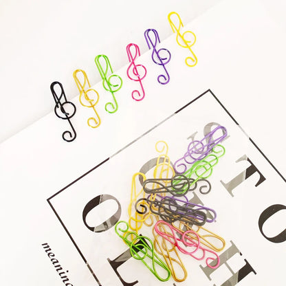 Creative metal memo paperclip set 