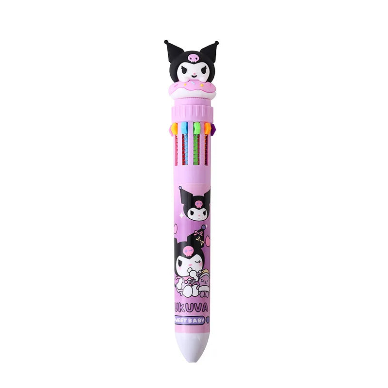 Długopis 10 kolorów Kawaii 