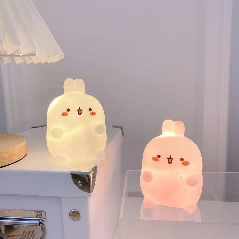 Lámpara LED Decorativa en Forma de Conejo 