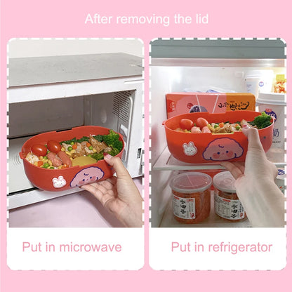 Kawaii Lunch Box dla Uczniów 