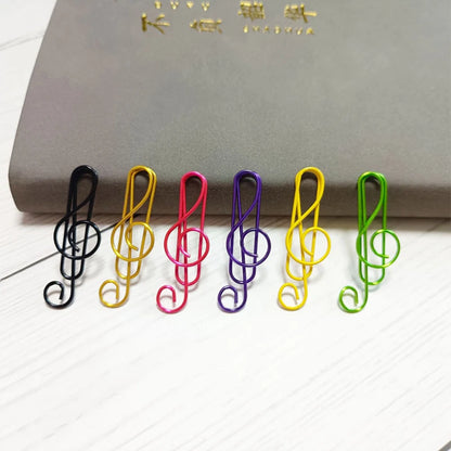 Creative metal memo paperclip set 