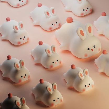 LED night light Rabbit in silicone 
