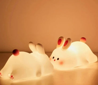LED night light Rabbit in silicone 