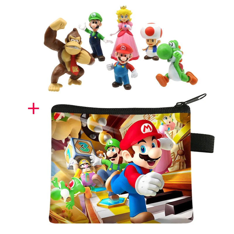 Super Mario Bros PVC actiefiguren voor kinderen 