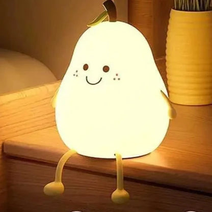 Lampki nocne z silikonu w kształcie gruszki 
