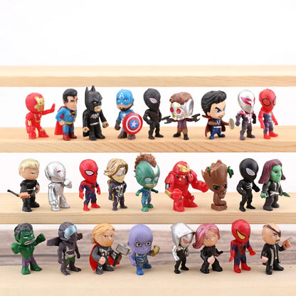 Collection of Disney series figurines for children 